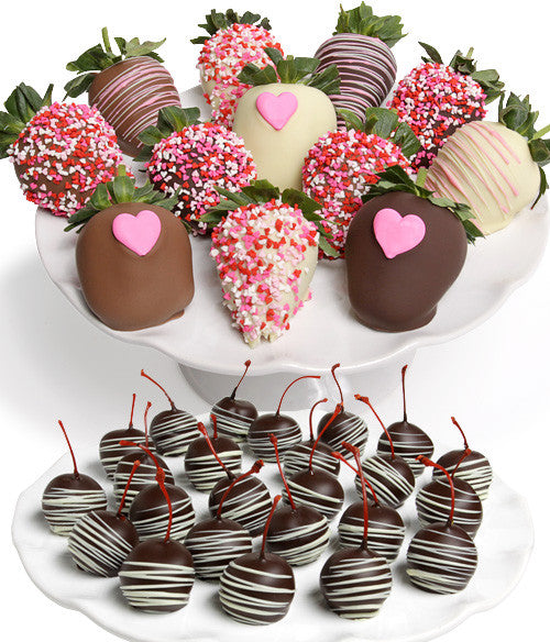 Mother's Day Chocolate Strawberries & Cherries - 36pc - Chocolate Covered Company®