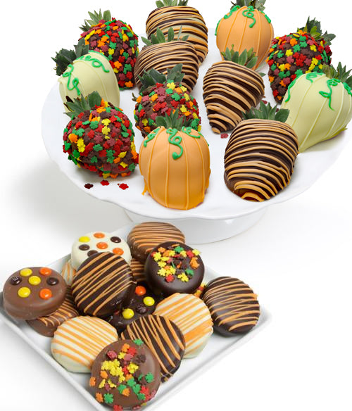 Fall Chocolate Covered Strawberries & OREO® Cookies - 24pc - Chocolate Covered Company®