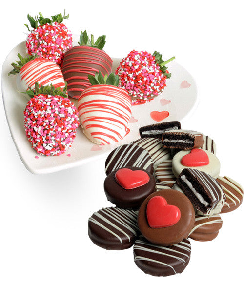 Valentine's Day Belgian Chocolate Covered Strawberries & OREO® Cookies - Chocolate Covered Company®