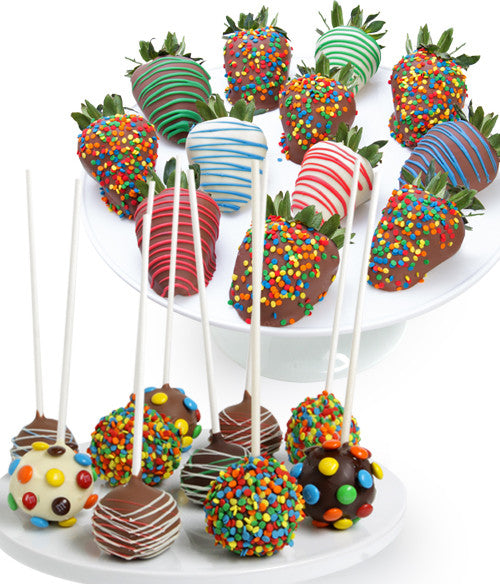 Birthday Chocolate Covered Strawberries & Cake Pops - Chocolate Covered Company®