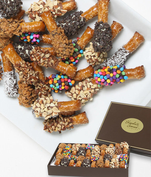Ultimate Chocolate Covered Mini-Pretzel Gift - 24pc - Chocolate Covered Company®