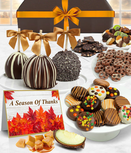 Fall Grand Belgian Chocolate Covered Fruit Gift Box - Chocolate Covered Company®