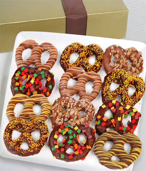 Fall Chocolate Covered Pretzels - 12pc - Chocolate Covered Company®