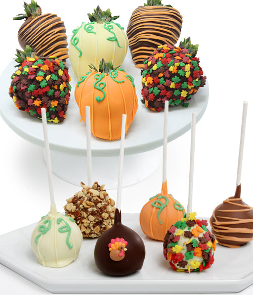 Thanksgiving Chocolate Covered Strawberries & Cake Pops - Chocolate Covered Company®