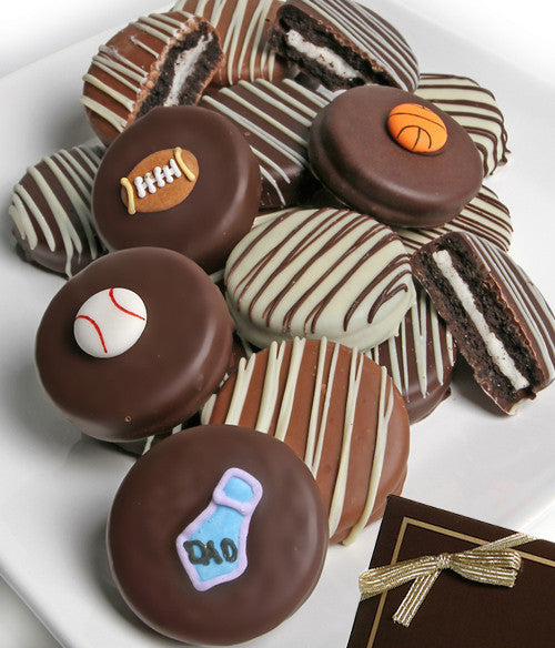 Father's Day Belgian Chocolate-Dipped Oreo® Cookies Gift - 12pc - Chocolate Covered Company®
