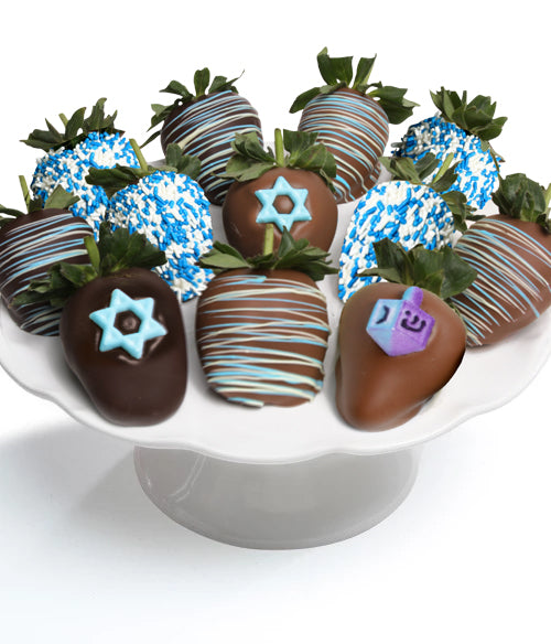 Hanukkah Belgian Chocolate Covered Strawberries - Chocolate Covered Company®