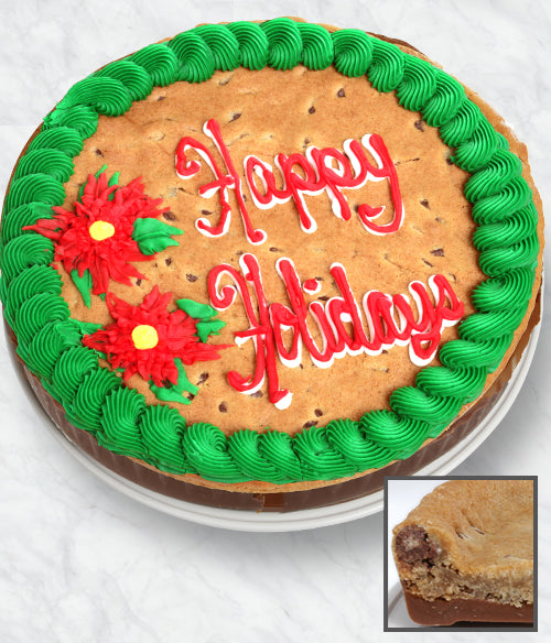 HAPPY HOLIDAYS - Cookie Bark Cake - Belgian Chocolate - Chocolate Covered Company®