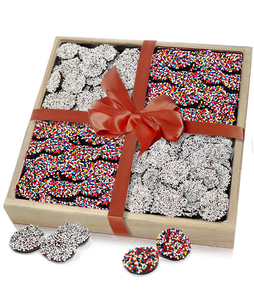 Celebration Belgian Chocolate Nonpareils Gift Tray - Chocolate Covered Company®