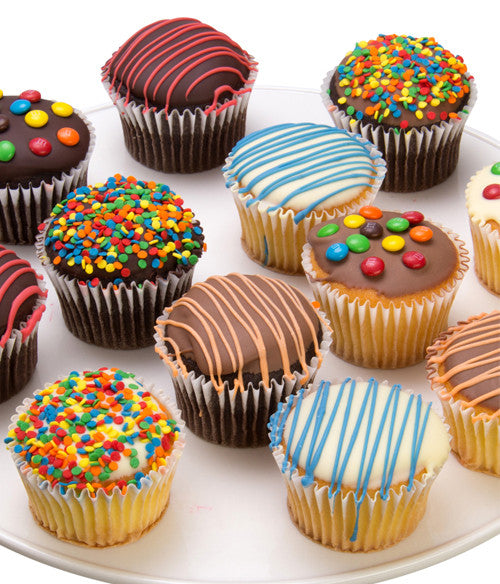 Birthday Chocolate Covered Cupcakes - 12pc - Chocolate Covered Company®