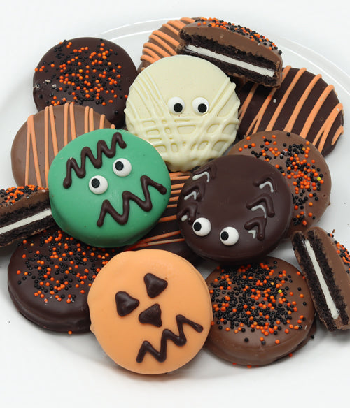 Halloween Spooky Belgian Chocolate-Dipped OREO® Cookies Gift - 12pc - Chocolate Covered Company®