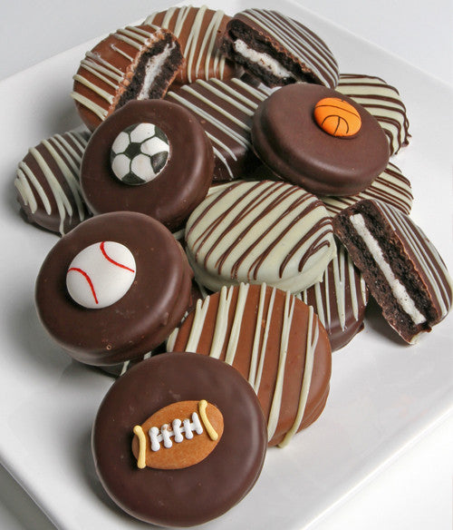 Sports Belgian Chocolate-Dipped OREO® Cookies Gift - 12pc - Chocolate Covered Company®