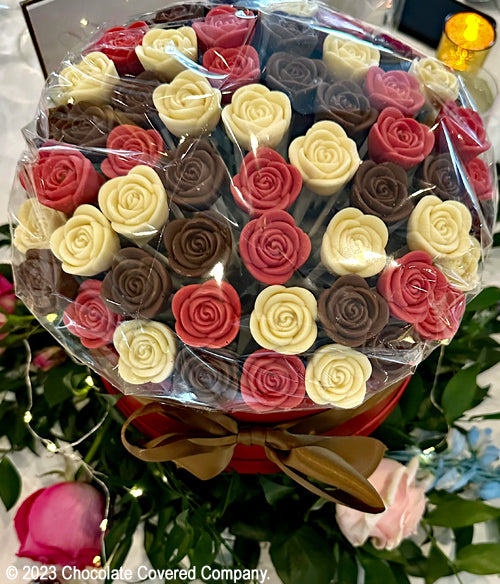 Chocolate Vip Roses Choco-Petals™ - LOVE Chocolate Roses– Chocolate Covered Company