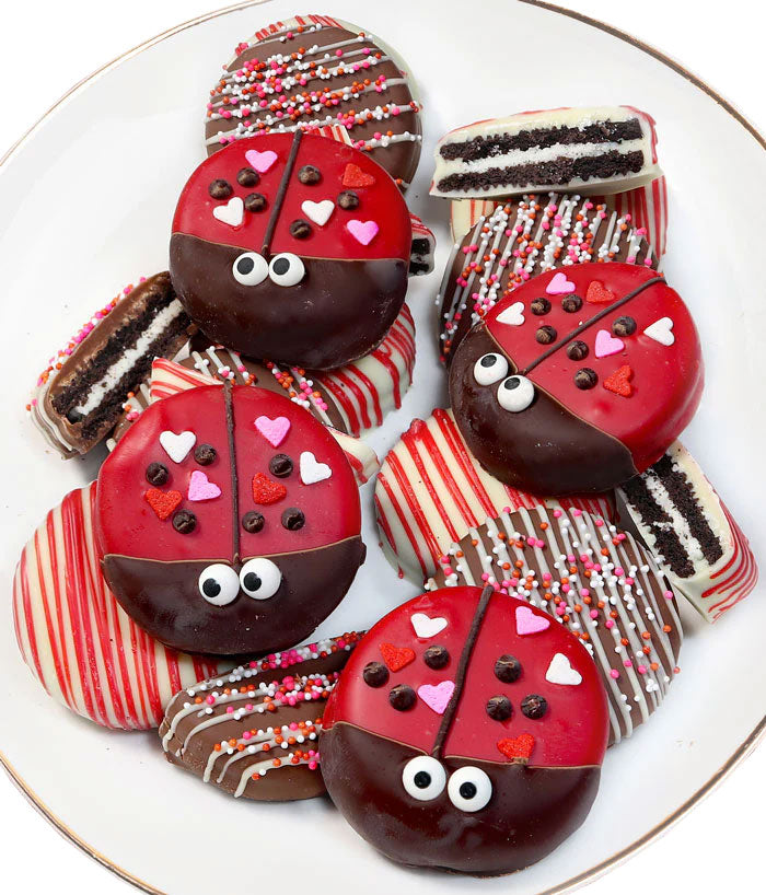 Cutie Bug Decorated Belgian Chocolate-Dipped Sandwich Cookies Gift - 12pc - Chocolate Covered Company®