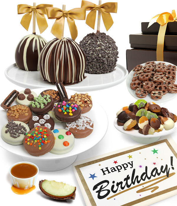 HAPPY BIRTHDAY - Grand Belgian Chocolate Covered Fruit Gift Box - Chocolate Covered Company®