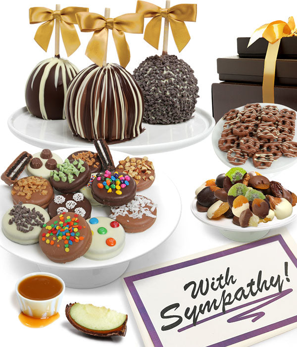 WITH SYMPATHY - Grand Belgian Chocolate Covered Fruit Gift Box - Chocolate Covered Company®