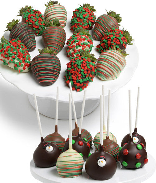 Holiday Chocolate Covered Strawberries & Cake Pops - Chocolate Covered Company®