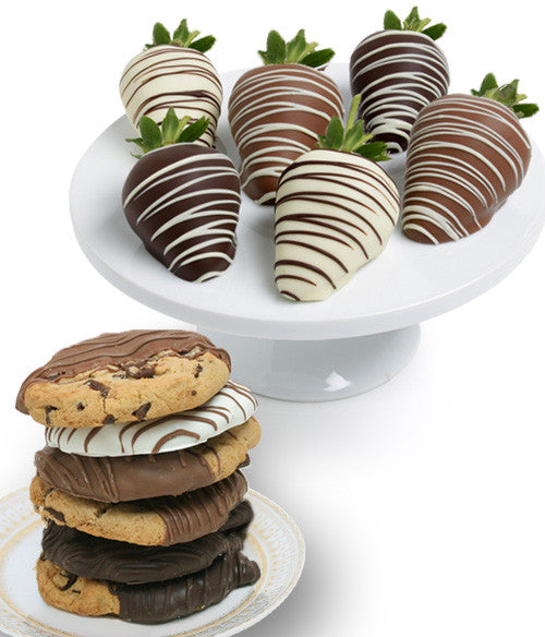 Classic Chocolate Strawberries & Gourmet Cookies - Chocolate Covered Company®