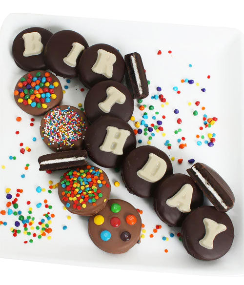 BIRTHDAY - Decorated Chocolate-Dipped OREO® Cookies Gift - Chocolate Covered Company®