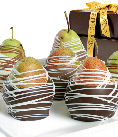 Classic Belgian Chocolate Covered Pears - Chocolate Covered Company®