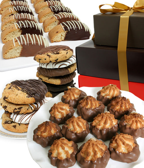 Belgian Chocolate Covered Cookie Tower (36pc) - Chocolate Covered Company®