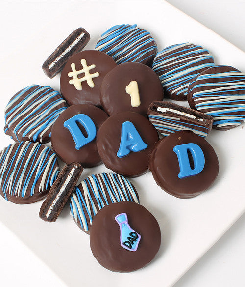 DAD - Decorated Chocolate-Dipped Sandwich Cookies Gift - Chocolate Covered Company®