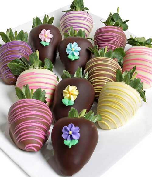 Flowers Chocolate Covered Strawberries - Chocolate Covered Company®