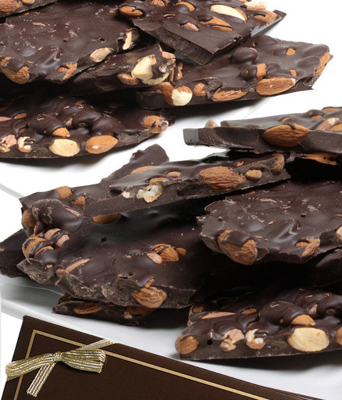 Dark Belgian Chocolate Almond Bark - 12 oz - Chocolate Covered Company®