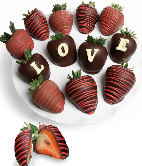 LOVE Chocolate Dipped Strawberries - Chocolate Covered Company®