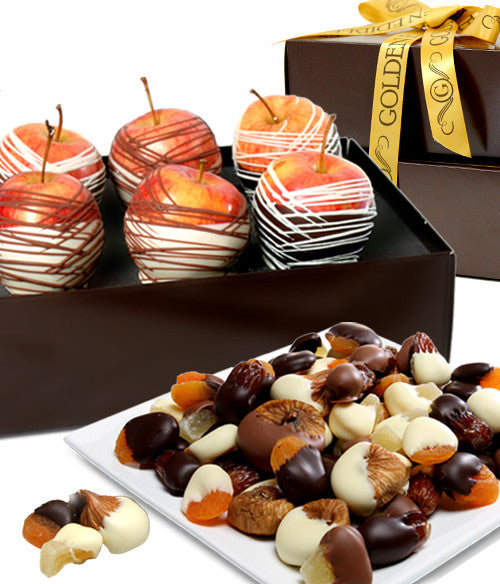 Decadent Chocolate Covered Fruit Gift Tower - Chocolate Covered Company®