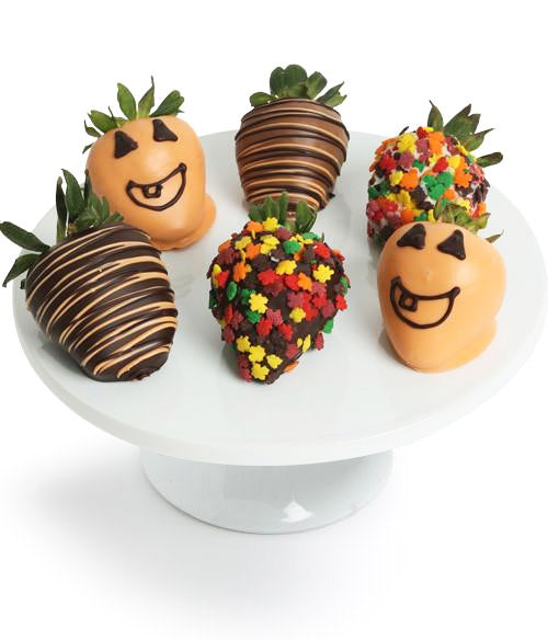 Spooky Halloween Chocolate Covered Strawberries - 6pc - Chocolate Covered Company®