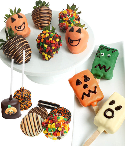 Halloween Fun Chocolate Covered Strawberries & Treats- 15 pc - Chocolate Covered Company®