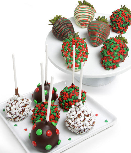 Holiday Chocolate Covered Strawberries & Cake Pops - Chocolate Covered Company®