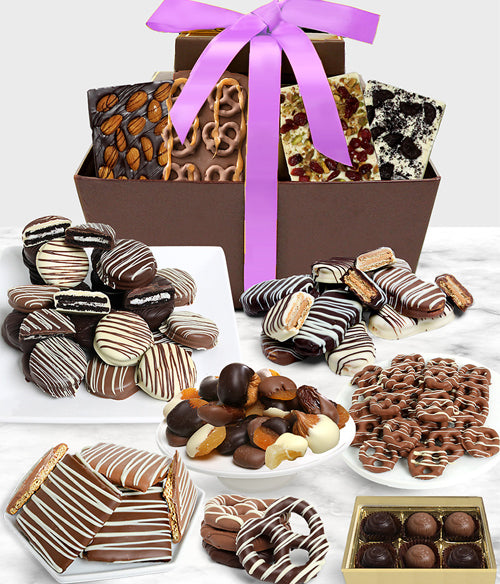 MOTHER'S DAY -  Mega Delectable Artisan Crafted Gift Basket - Chocolate Covered Company®