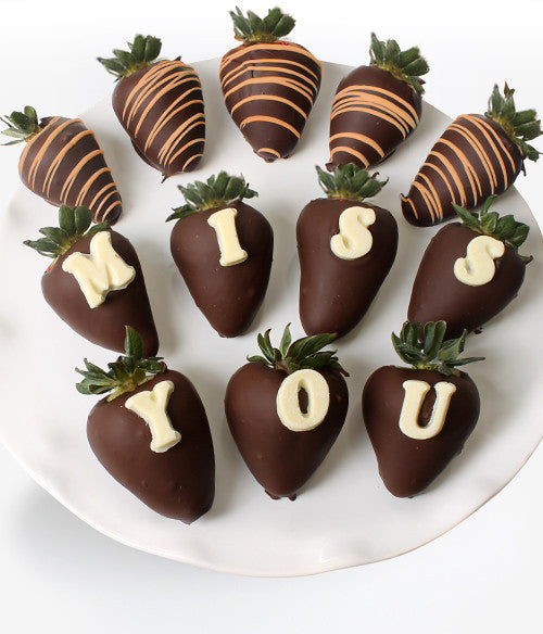 MISS YOU" Berry-Gram® - Conversation Berries | Chocolate Covered Company