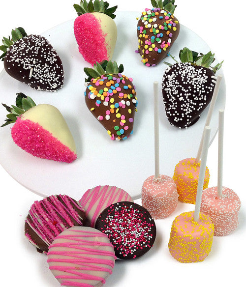 Spring Chocolate Covered Strawberry Trio - 14pc - Chocolate Covered Company®