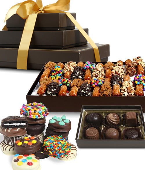Celebration Dipped Favorites Gift Tower - Chocolate Covered Company®
