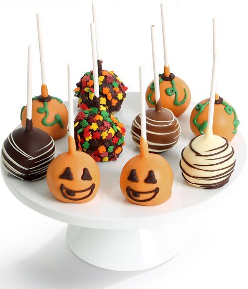 Spooky Pumpkins Halloween Cake Pops - 10pc - Chocolate Covered Company®