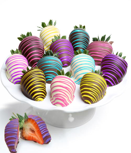 Spring Colors Chocolate Covered Strawberries - Chocolate Covered Company®