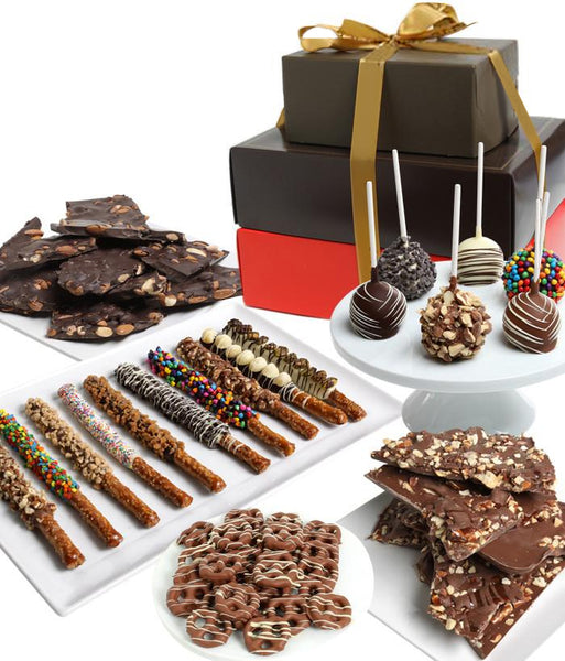 Deluxe Belgian Chocolate Covered Gift Tower - Chocolate Covered Company®