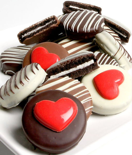 Valentine's Day Belgian Chocolate-Dipped OREO® Cookies Gift - 12pc - Chocolate Covered Company®