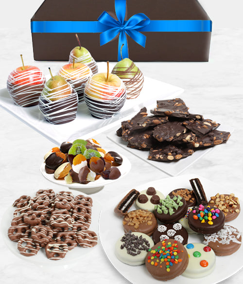 WINTER - Grand Belgian Chocolate Covered Fruit Gift Box - Chocolate Covered Company®
