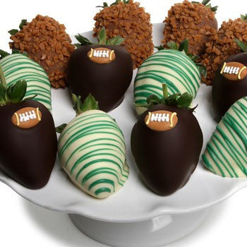 Football Chocolate Strawberries - Chocolate Covered Company®