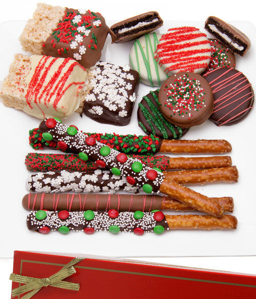 Holiday Fun Chocolate Covered Sampler Assortment  - 15pc - Chocolate Covered Company®