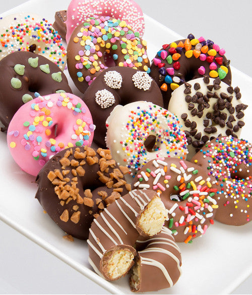 Ultimate Belgian Chocolate Covered Mini-Donuts - 12pc - Chocolate Covered Company®