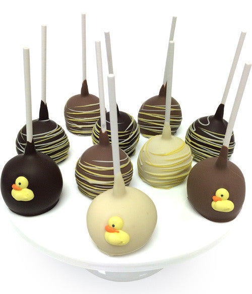 New Baby Chocolate Dipped Cake Pops - 10pc - Chocolate Covered Company®
